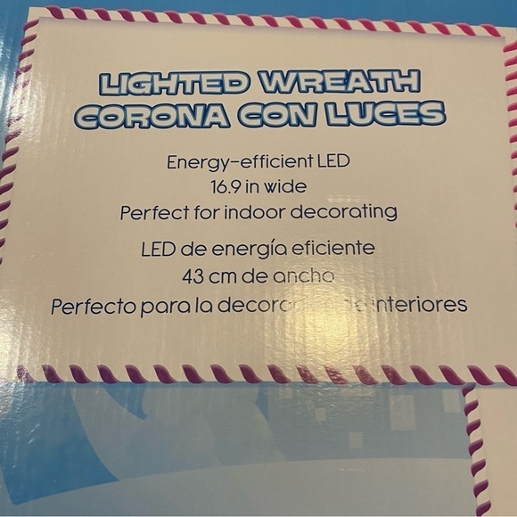 Gemmy Frosty the Snowman 16.9” Lighted Winter Wonderful Christmas Wreath NEW - Picture 5 of 5